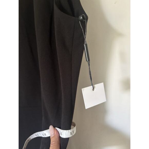 Calvin Klein Womens Dress 12 Black Sleeveless Bodycon Knee Black - Picture 8 of 9